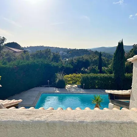 别墅 Des Oiseaux Pour 6 Personnes Avec Piscine Privee, A Deux Pas Du Golf De Valcros, A